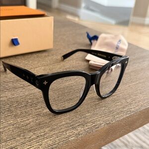 Louis Vuitton Black Eyewear with Iconic Accents